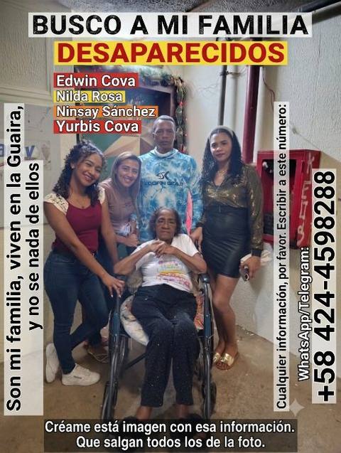 Foto de Edwin Cova, Nilda Rosa más otras oerk