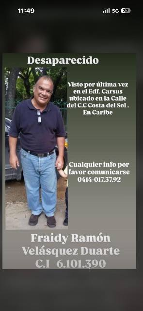 Foto de Fraidy Ramón Velásquez