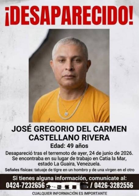 Foto de José Gregorio del Carmen Castellanos Rivera