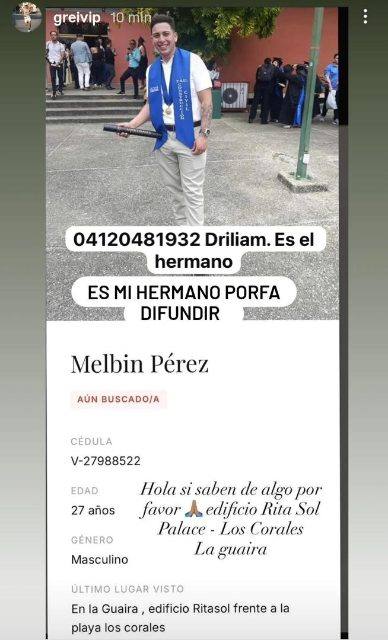 Foto de Melbin Pérez