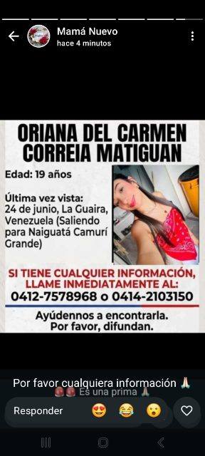 Foto de Oriana del carmen correia matiguan