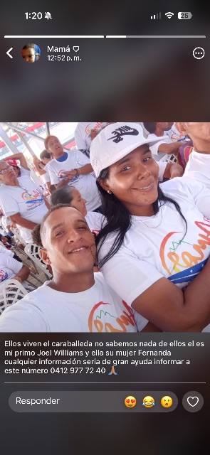 Foto de Joel Williams y  Fernanda