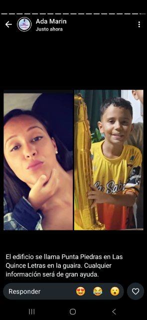Foto de Yngar Gonzalez y su hijo David