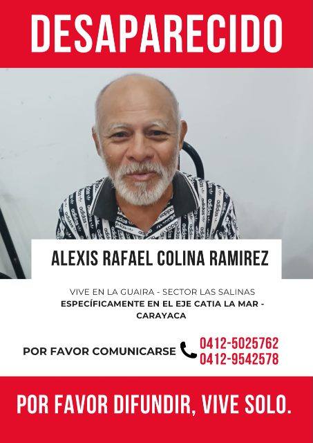Foto de alexis rafael colina
