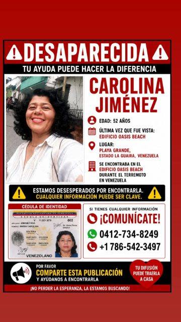 Foto de Carolina Jiménez