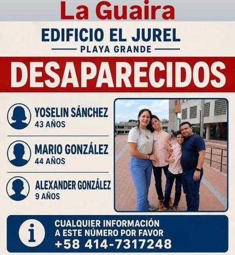 Foto de Yoselyn Sánchez, Mario Gonzáles y Alexander González