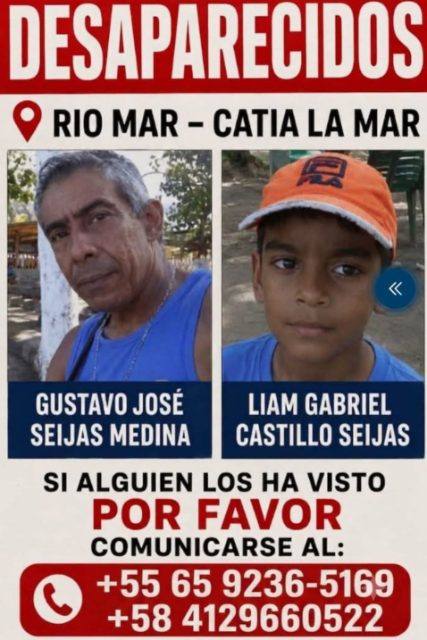 Foto de Gustavo José Seijas Medina y Liam Gabriel Castillo Seijas