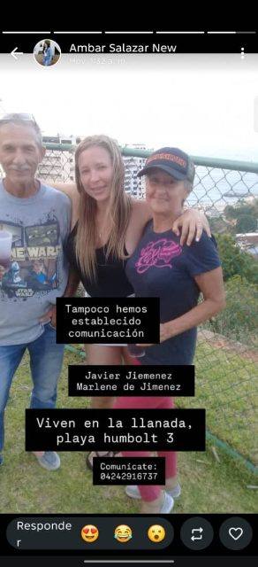 Foto de Marlene de Jiménez y Javier F. Jiménez G.