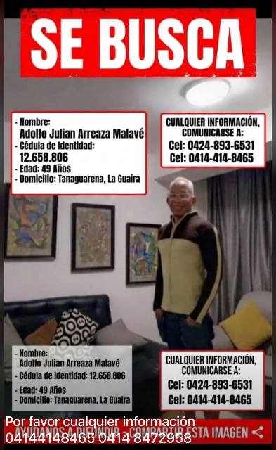 Foto de Adolfo Julián Arreaza