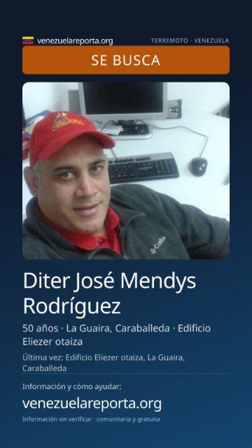 Foto de Diter José Mendys Rodríguez