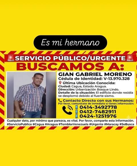 Foto de Gian Gabriel Moreno