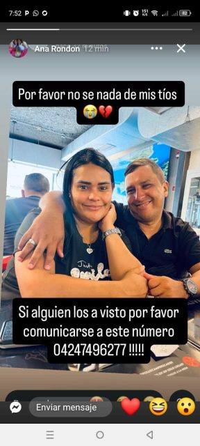 Foto de Annette Andrade y Víctor Dorta