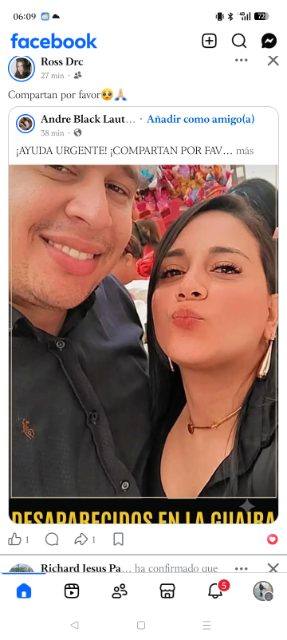Foto de Yuletsy parra y Carlos Herrera