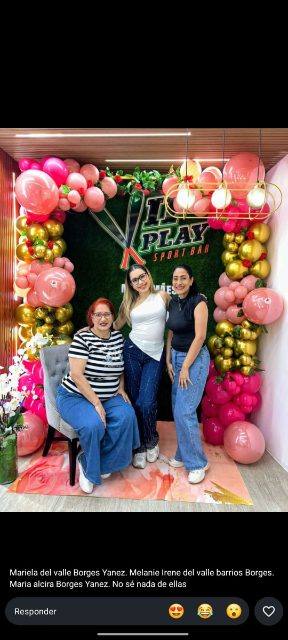 Foto de Mariela del Valle Borges Yanez Melanie Irene del Valle Barrio Borges Maria Alcira Borges Yanez