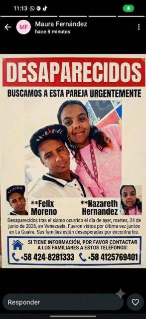 Foto de Felix moreno y Nazareth Hernández