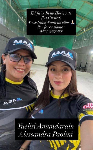 Foto de Yuleisi Amundarain y alessandra Amundarain