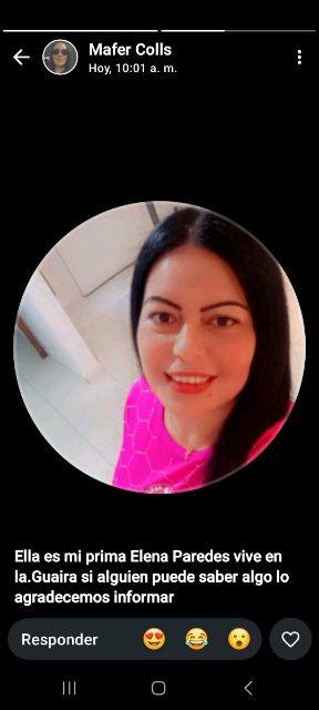 Foto de Elena Paredes Graterol