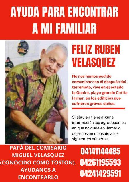 Foto de Feliz Rubén Velasquez