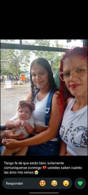 Foto de Mirla Abreu, Luisana Ángel y Amaya