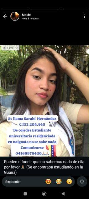 Foto de Sarahi Hernández