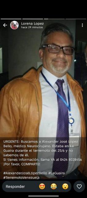 Foto de Alexander López