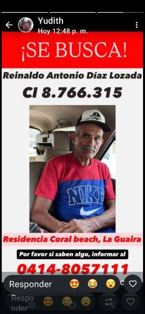 Foto de Reinaldo Antonio Díaz Lozada