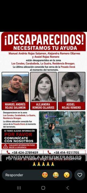 Foto de Manuel rojas, Alejandra romero y assiel rojas
