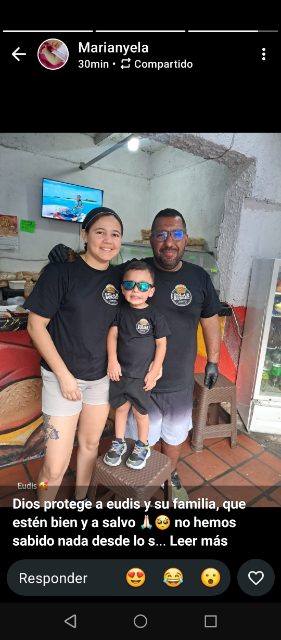 Foto de Eudis monsalve y familia