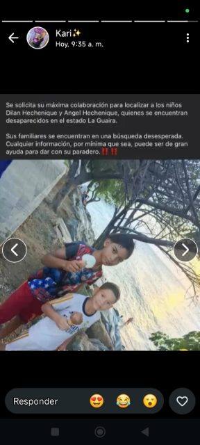 Foto de Dilan echenique y Ángel Echenique