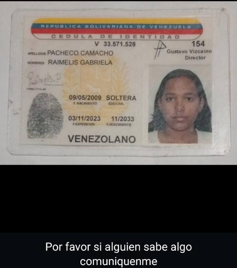Foto de Raimelis Gabriela Pacheco Camacho