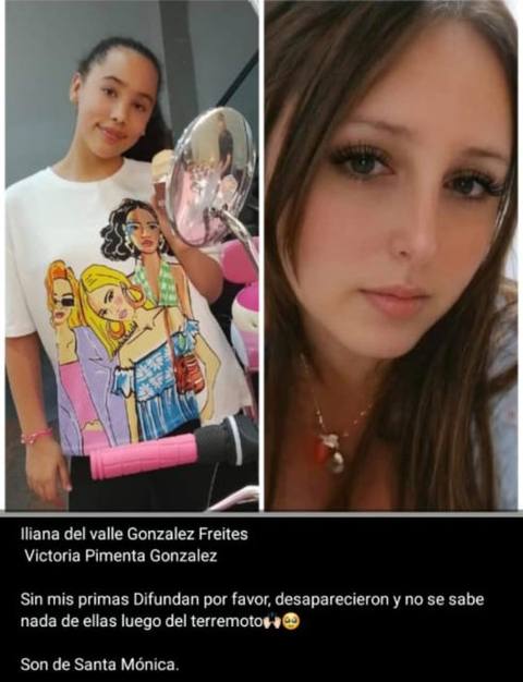 Foto de Iliana del Valle González Freites y Victoria Pimenta González