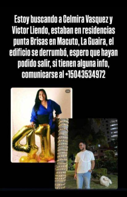 Foto de Celmira Vasquez y Victor liendo