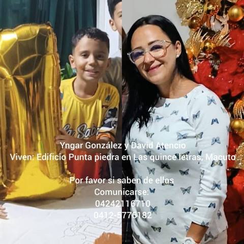 Foto de Yngar González y David Atencio