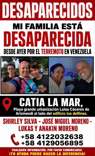 Foto de Shirley Silva, Jose Miguel Moreno, Lukas y Anakin moreno
