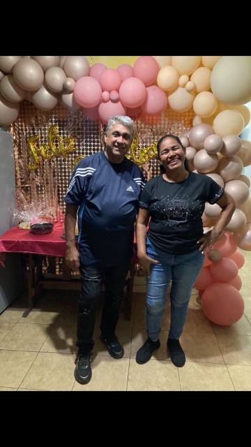 Foto de Belkys laya y José rondon