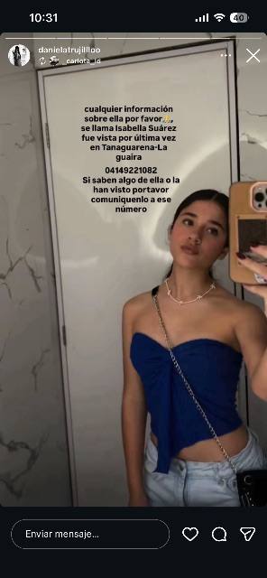 Foto de Isabella Suárez
