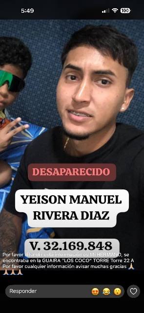 Foto de Yeison Rivera