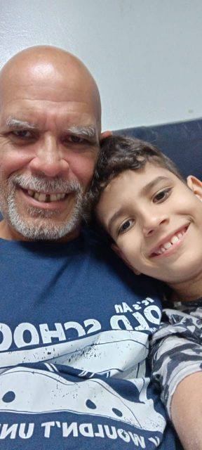 Foto de Alejandro Díaz y su hijo Manuel Díaz