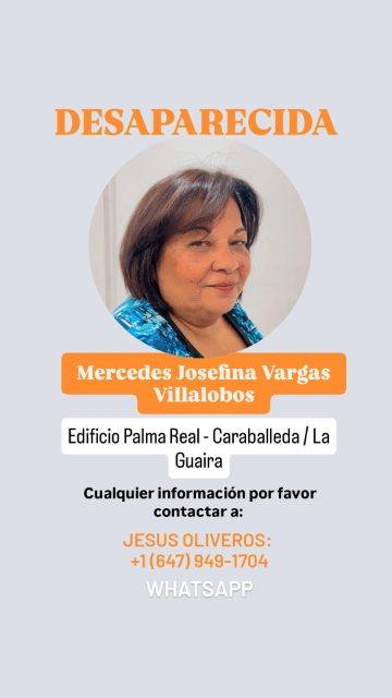 Foto de Mercedes Josefina Vargas Villalobos