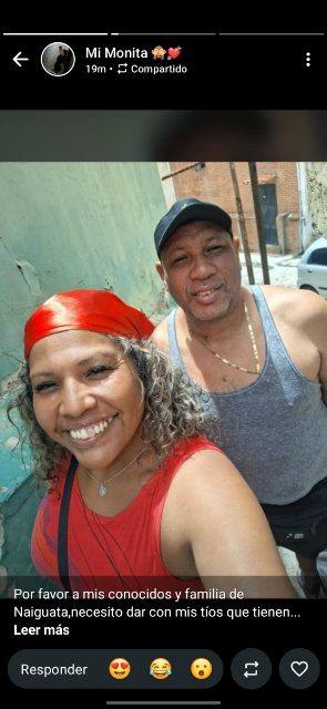 Foto de Irene medina y wladimir rojas