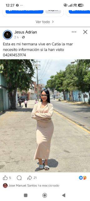 Foto de Sujeidy Valentina Adrián Avendaño