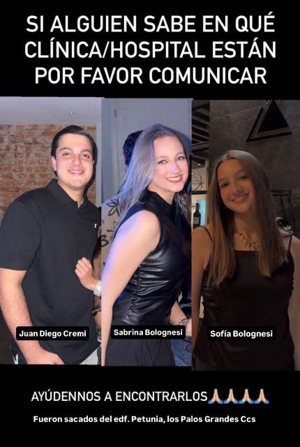 Foto de JUAN DIEGO CREMI SOFÍA BOLOGNESI SABRINA BOLOGNESI