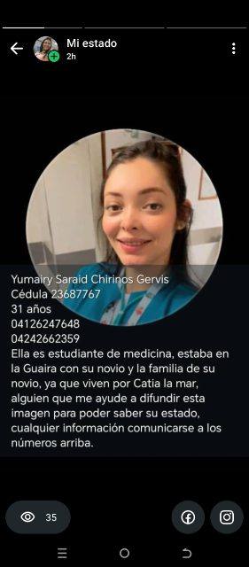Foto de Yumairy Chirinos Gervis
