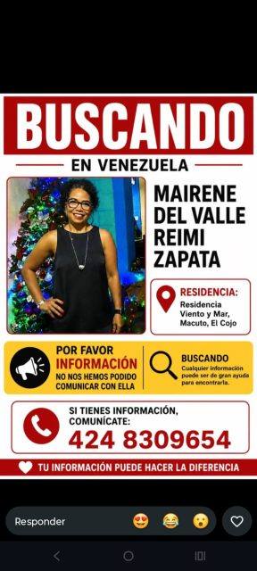 Foto de Mairene del valle Reini Zapata