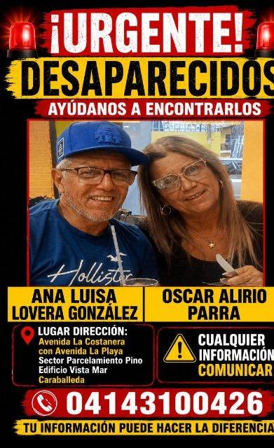 Foto de Ana Luis Lovera González y Oscar Alirio Parra