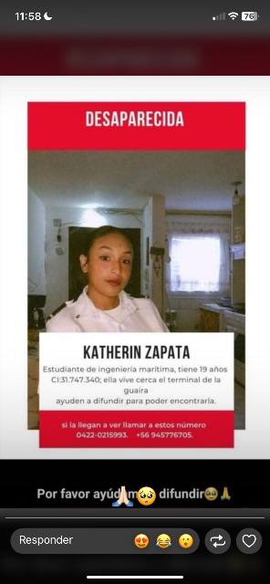 Foto de Katherin Andreina Zapata Chirino