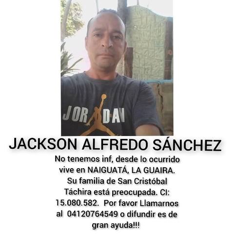 Foto de Jackson Alfredo Sánchez