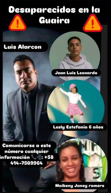 Foto de Luis Alarcón y familia