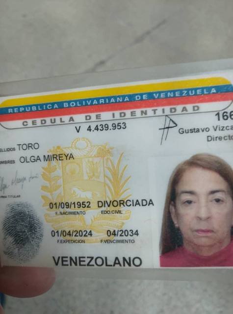 Foto de Olga Mireya toro
