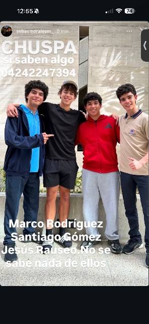 Foto de Marcos Rodríguez, Jesús Rauseo, Santiago Gómez